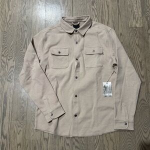 NWT Linksoul Tan Button-Up Shirt Jacket